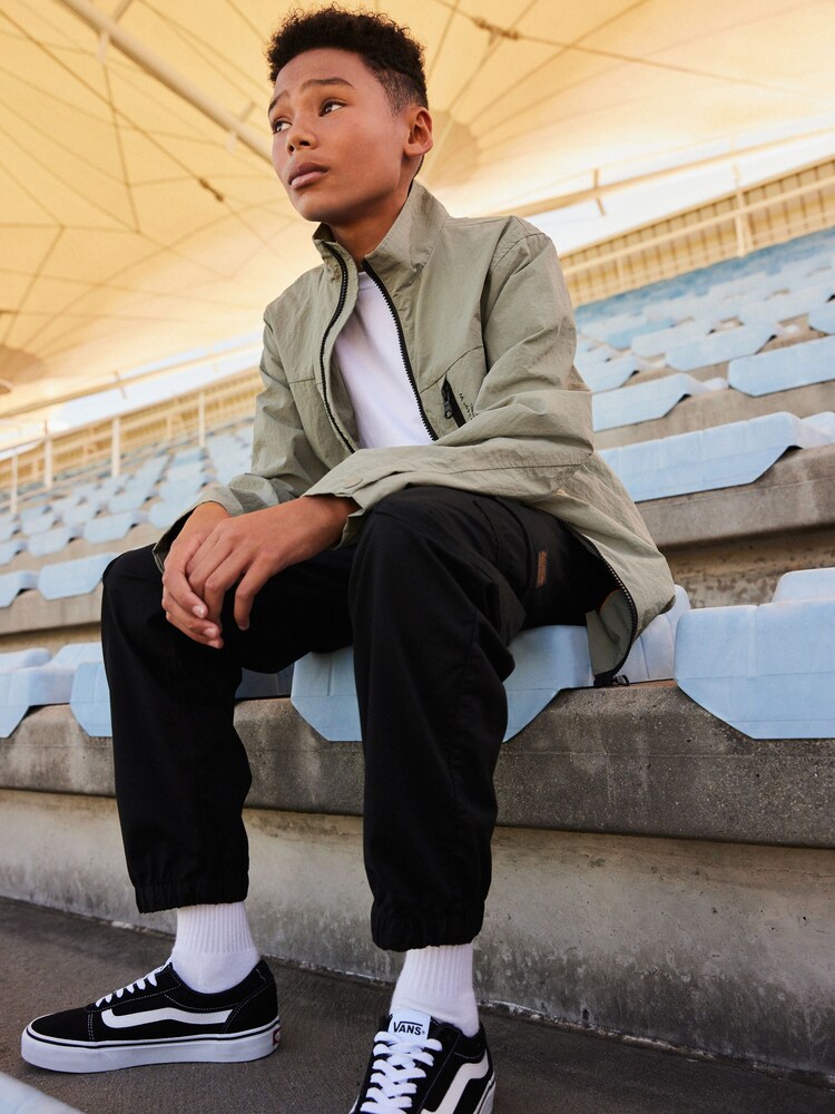 Khaki Green Crinkle Jacket (3-16yrs) - Image 3 of 11
