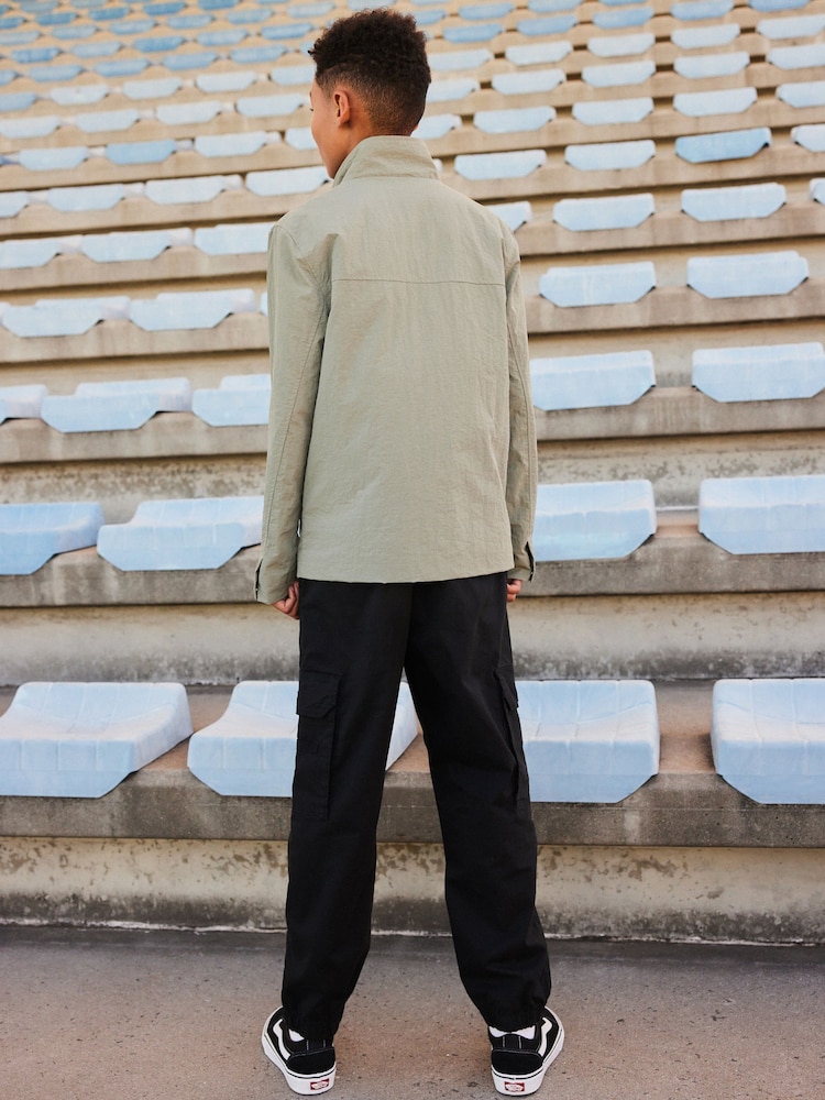 Khaki Green Crinkle Jacket (3-16yrs) - Image 4 of 11