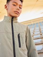 Khaki Green Crinkle Jacket (3-16yrs) - Image 5 of 11
