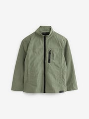 Khaki Green Crinkle Jacket (3-16yrs) - Image 6 of 11