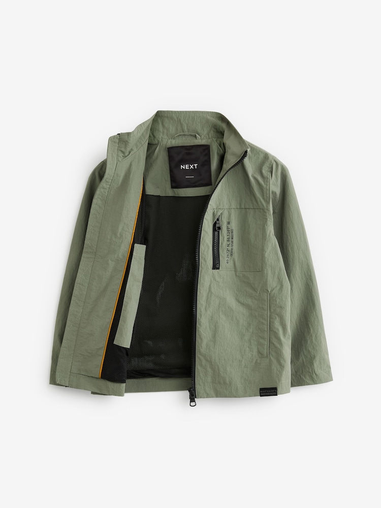 Khaki Green Crinkle Jacket (3-16yrs) - Image 7 of 11