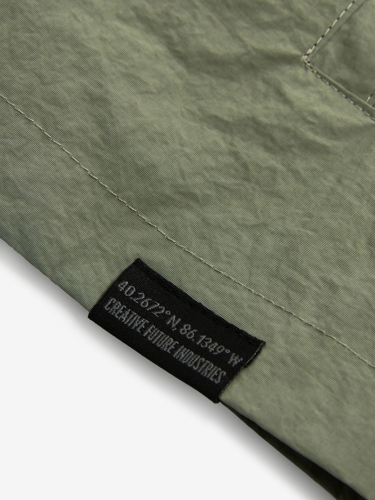 Khaki Green Crinkle Jacket (3-16yrs) - Image 9 of 11