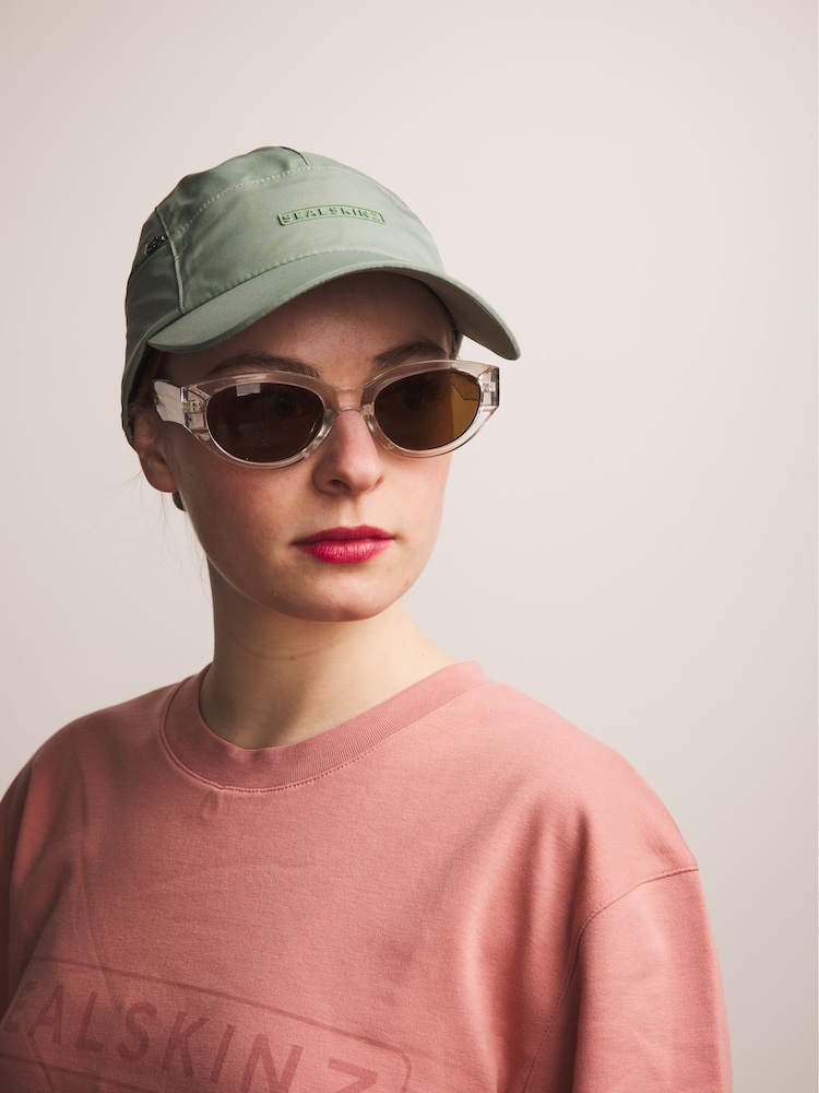 Mintgrün - Sealskinz Scole Wasserfeste Cap mit Reißverschlusstasche - Bild 4 von 4