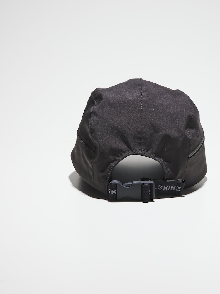 Schwarz - Sealskinz Scole Wasserfeste Cap mit Reißverschlusstasche - Bild 2 von 3