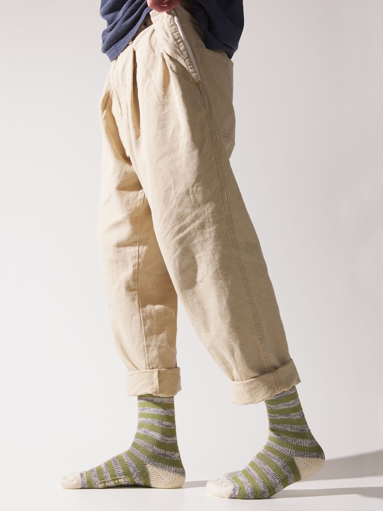 Sealskinz Womens Banham Bamboo Mid Length Striped Socks - Image 2 of 2