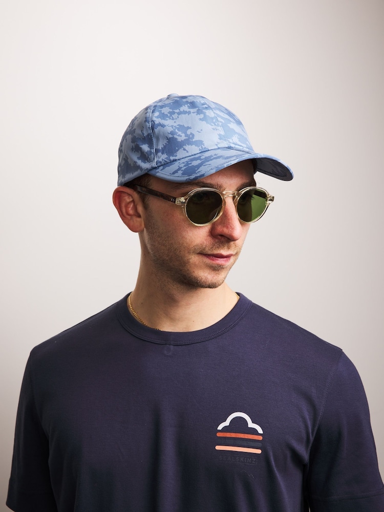 Blauer Print - Sealskinz Salle Wasserdichte, faltbare Cap - Bild 3 von 3