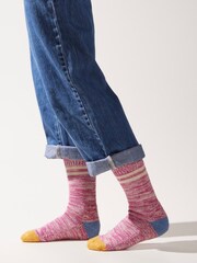 Sealskinz Womens Thwaite Bamboo Mid Length Twisted Socks - Image 2 of 2