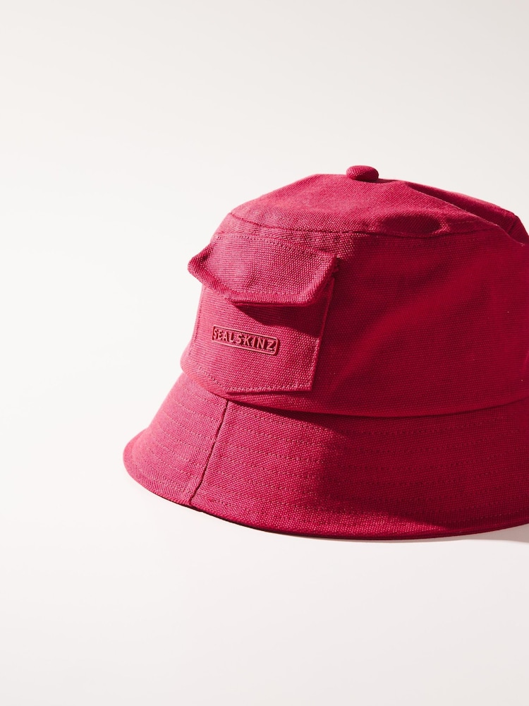 Sealskinz Lynford Waterproof Canvas 100% Cotton Bucket Hat - Image 2 of 5
