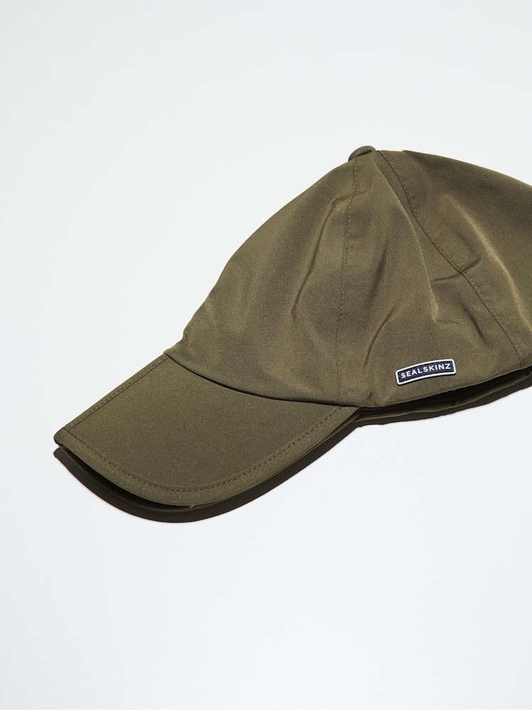 olive - Sealskinz Salle Wasserdichte, faltbare Cap - Bild 2 von 3