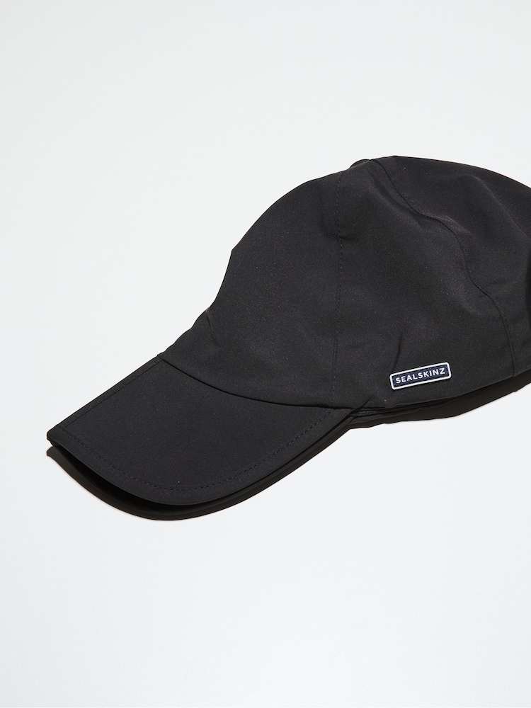 Schwarz - Sealskinz Salle Wasserdichte, faltbare Cap - Bild 2 von 3