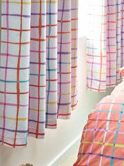 Multi Check Ombre Eyelet Blackout Curtains - Image 2 of 4