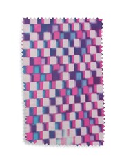 Purple Pixel Ombre Eyelet Blackout Curtains - Image 4 of 4