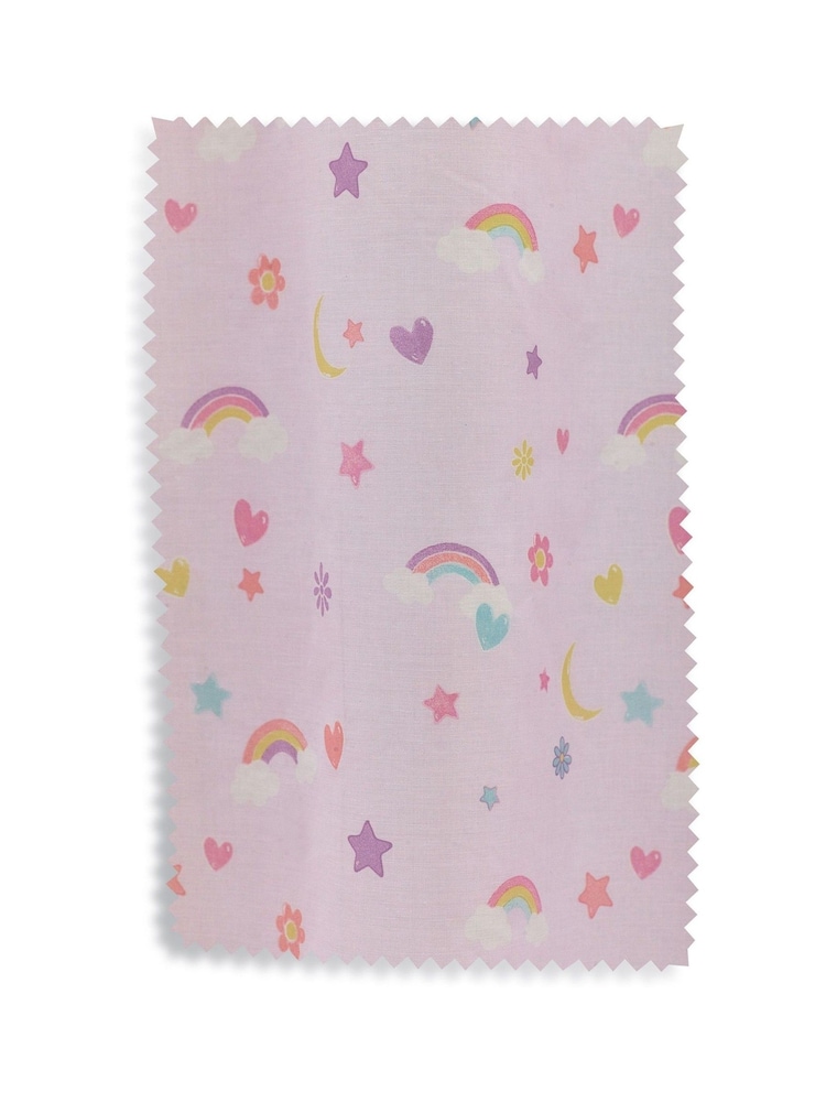 Pink Unicorns Ombre Eyelet Blackout Curtains - Image 4 of 4