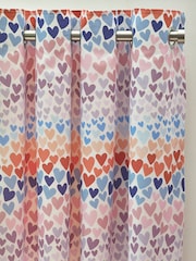 Multi Rainbow Ombre Eyelet Blackout Curtains - Image 3 of 4