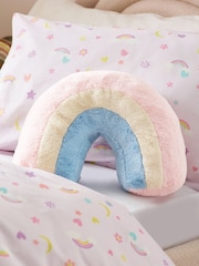 Multi Plush Rainbow Cushion - Image 1 of 4