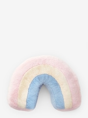 Multi Plush Rainbow Cushion - Image 4 of 4