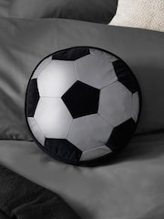 Monochrome Reflective Football Cushion - Image 1 of 4