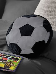 Monochrome Reflective Football Cushion - Image 2 of 4