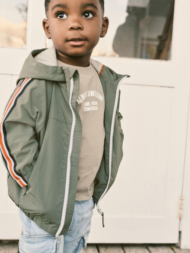 Khaki Green Shower Resistant Jacket (3mths-7yrs) - Image 1 of 8