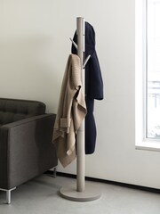 Umbra Grey Flapper Wooden Coat Rack - Image 1 of 4