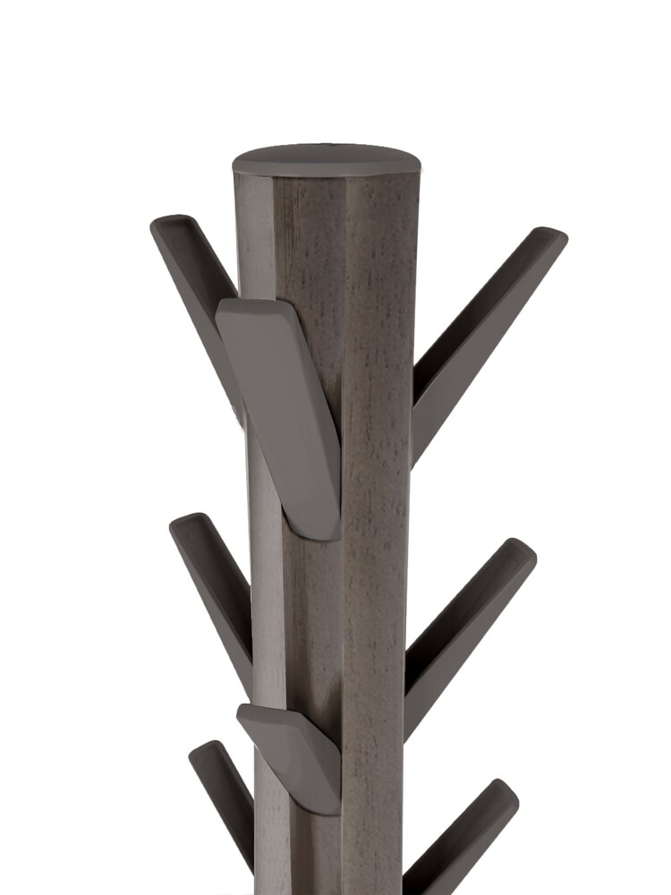 Umbra Grey Flapper Wooden Coat Rack - Image 4 of 4