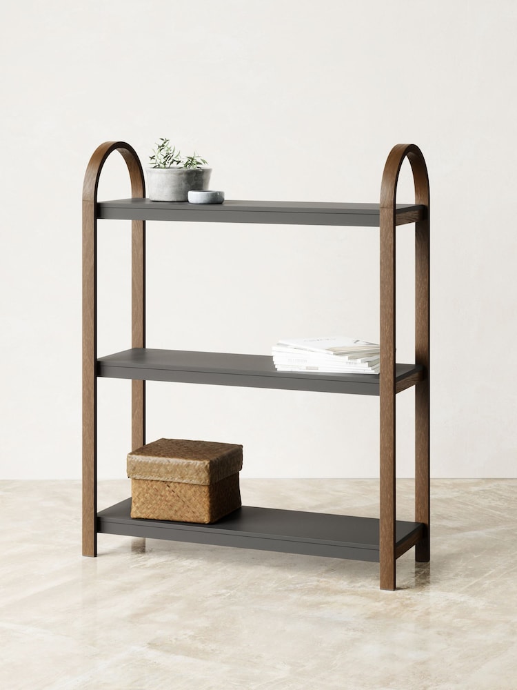 Umbra Dark Brown Bellwood Freestanding 3 Tier Shelf - Image 2 of 4