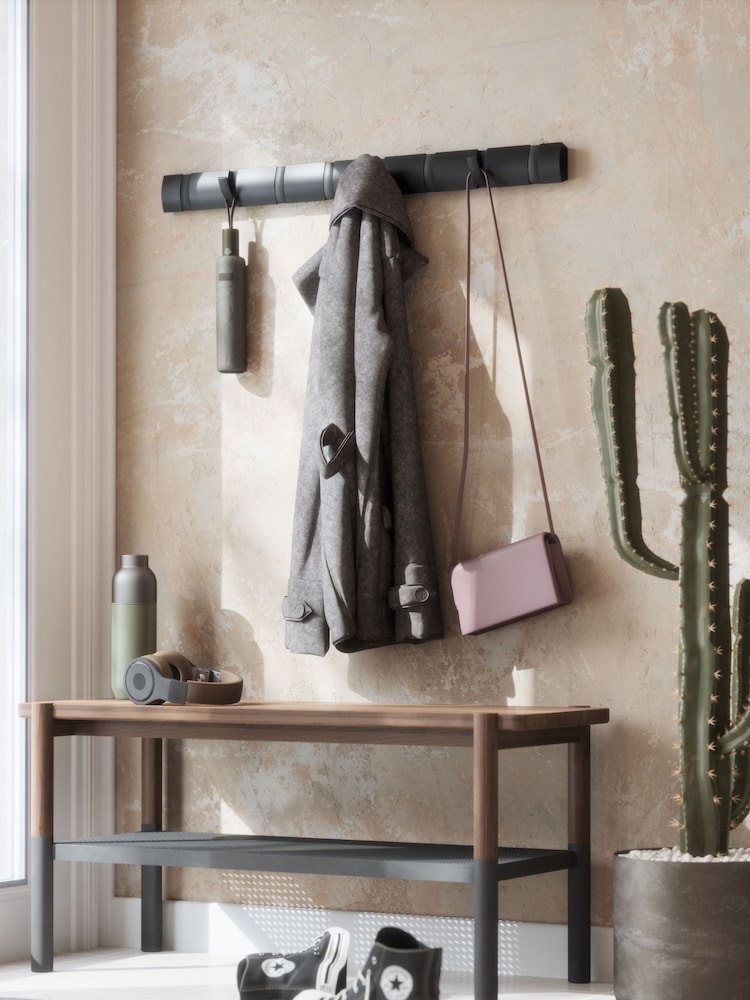 Umbra Flip 8 Hook perete montat Rack - Imaginea 2 din 5