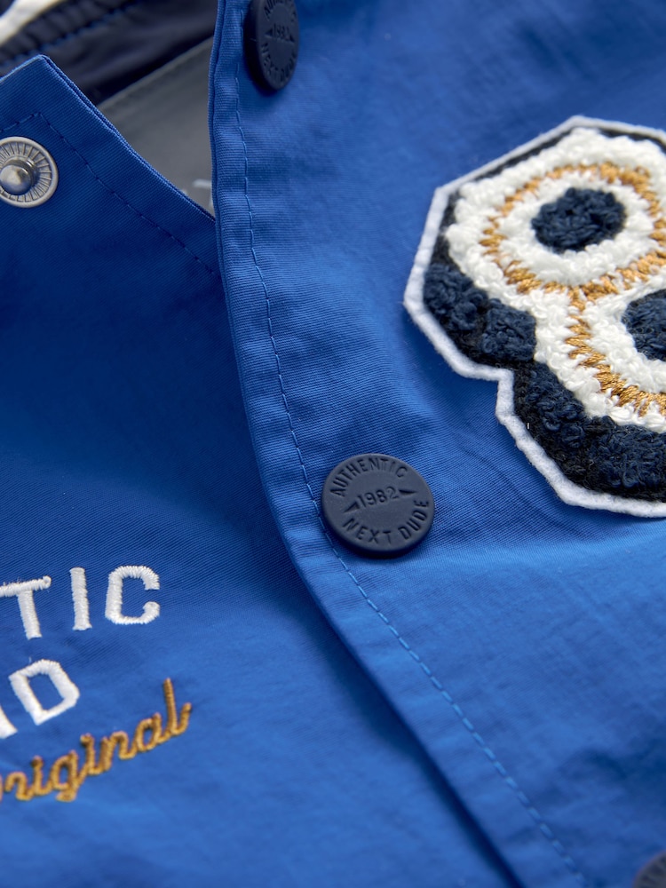 Cobalt Blue Varsity Jacket (3mths-7yrs) - Image 11 of 11