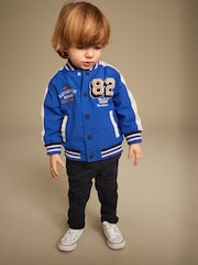 Cobalt Blue Varsity Jacket (3mths-7yrs) - Image 3 of 11