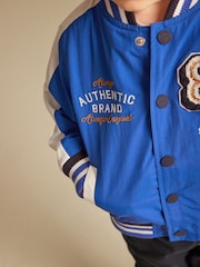 Cobalt Blue Varsity Jacket (3mths-7yrs) - Image 5 of 11