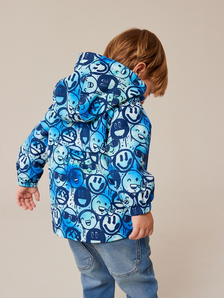 Blue Smile Face Shower Resistant Jacket (3mths-7yrs) - Image 5 of 9