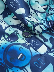 Blue Smile Face Shower Resistant Jacket (3mths-7yrs) - Image 6 of 9