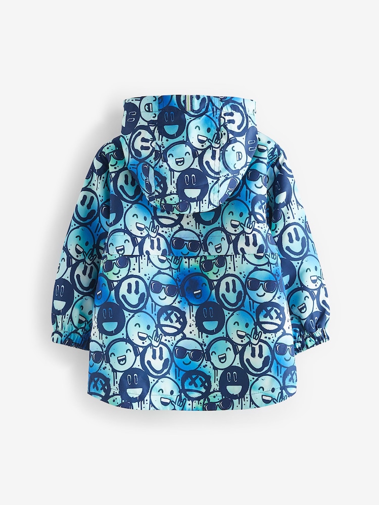 Blue Smile Face Shower Resistant Jacket (3mths-7yrs) - Image 8 of 9