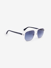 Calvin Klein Jeans Silver Sunglasses - Image 1 of 3