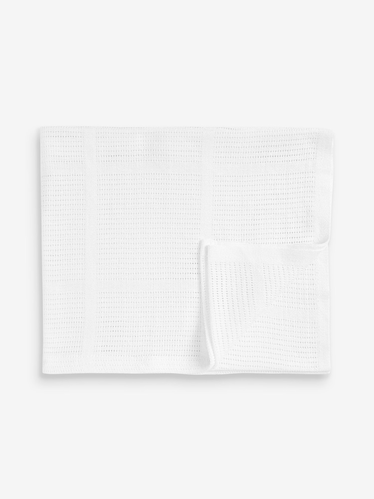 100% Cotton Baby Cellular Blanket - Billede 2 af 4