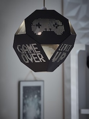 Black Pixel Gamer Easy Fit Lamp Shade - Image 1 of 6