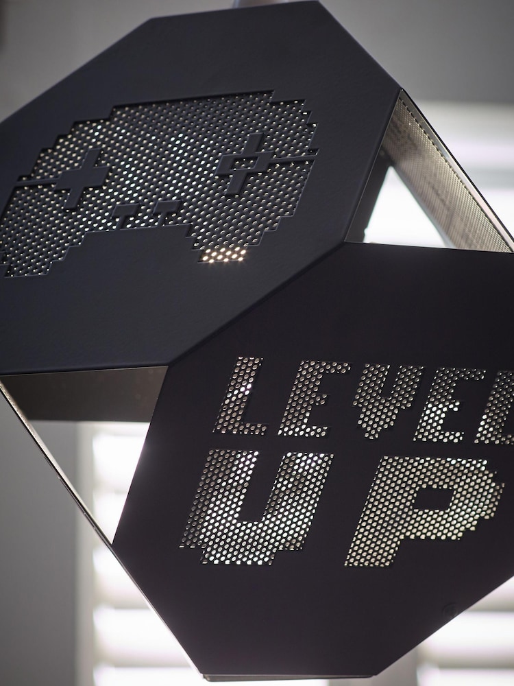 Black Pixel Gamer Easy Fit Lamp Shade - Image 2 of 6