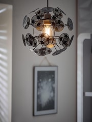 Black Football Easy Fit Lamp Shade - Image 1 of 7