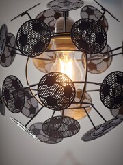 Black Football Easy Fit Lamp Shade - Image 3 of 7