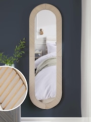 Grey Valencia Full Length Wall Mirror - Image 1 of 5