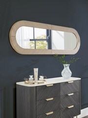 Grey Valencia Full Length Wall Mirror - Image 2 of 5