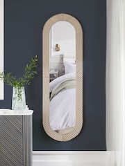 Grey Valencia Full Length Wall Mirror - Image 3 of 5