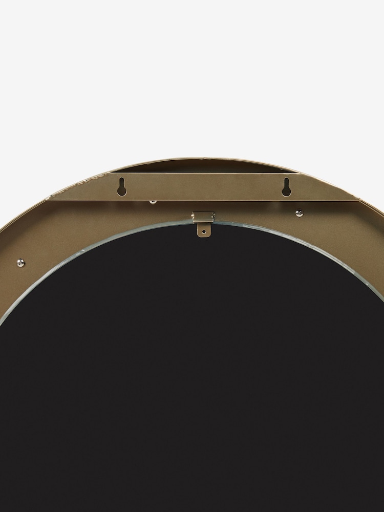 Grey Valencia Round Wall Mirror - Image 4 of 4