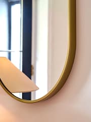 Gold Fob Detail Wall Mirror - Image 3 of 7