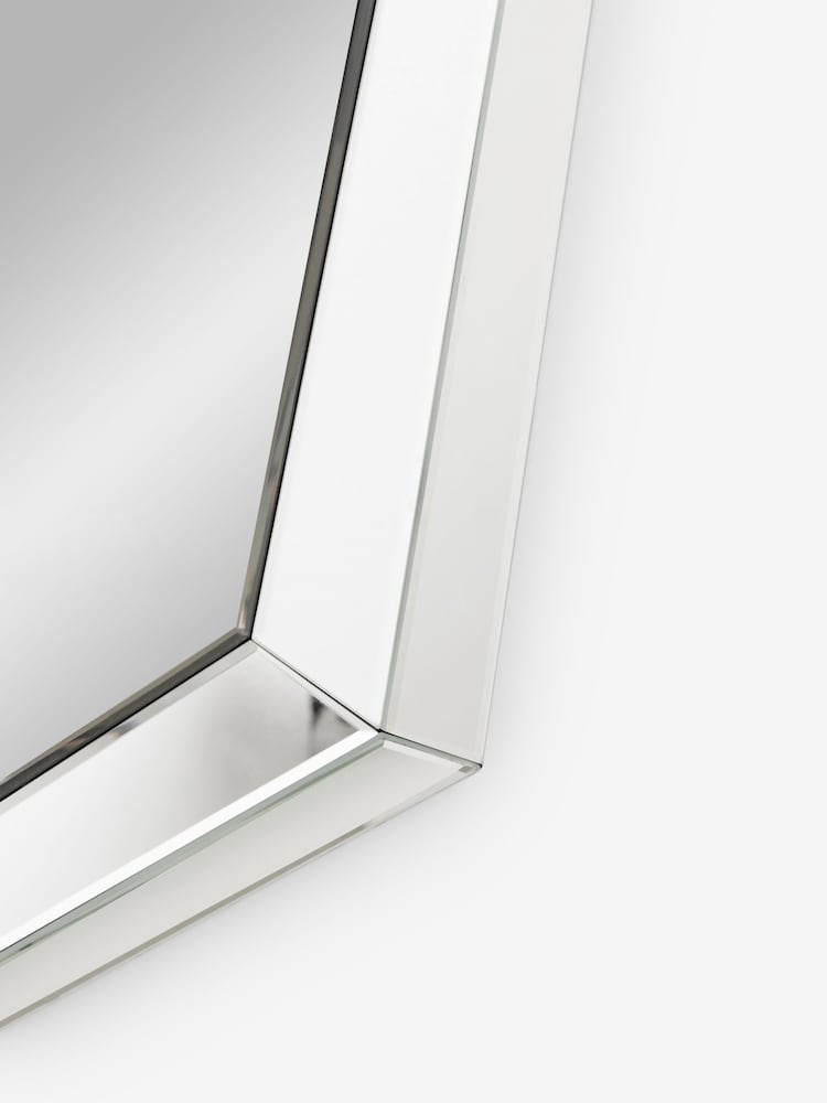 Clear Faceted Octagon Wall Mirror - Image 6 of 6