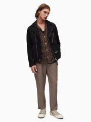 AllSaints Black Iro Biker Jacket - Image 3 of 6