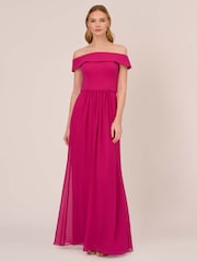 Adrianna Papell Crepe Chiffon Gown - Image 1 of 5