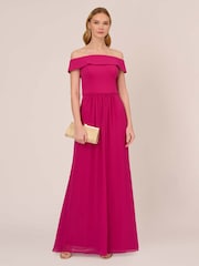 Adrianna Papell Crepe Chiffon Gown - Image 3 of 5