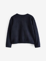 Navy Bobble Cardigan (3mths-10yrs) - Image 6 of 7