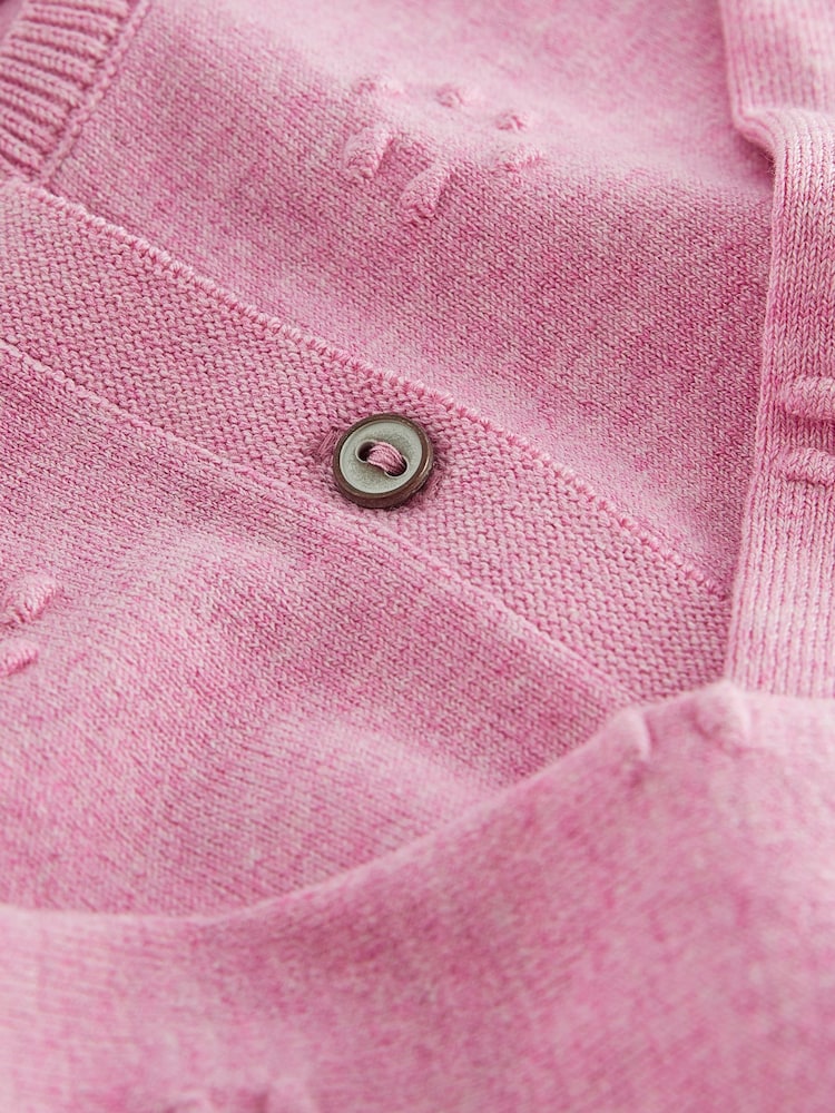 Pink Bobble Cardigan (3mths-10yrs) - Image 7 of 7